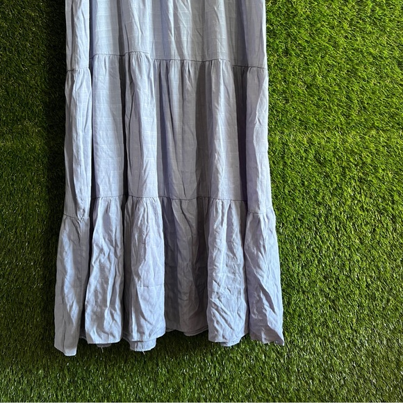 Pretty Garden Periwinkle Tiered Ruffled Maxi Dress - Picture 5 of 7